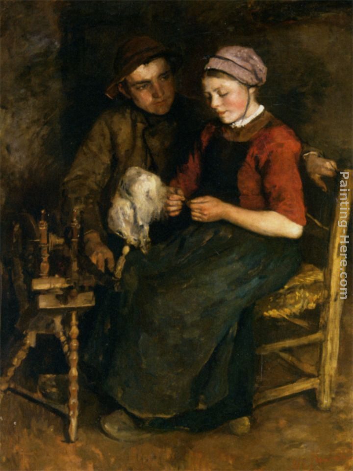 Albert Neuhuys Young Love
